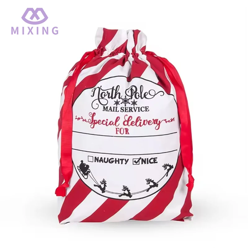 Weihnachtssack aus Baumwolle