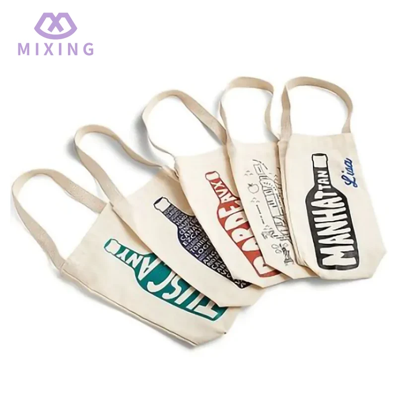 Cotton Single Wine Tote Bag Cotton Single Wine Tote Bag
