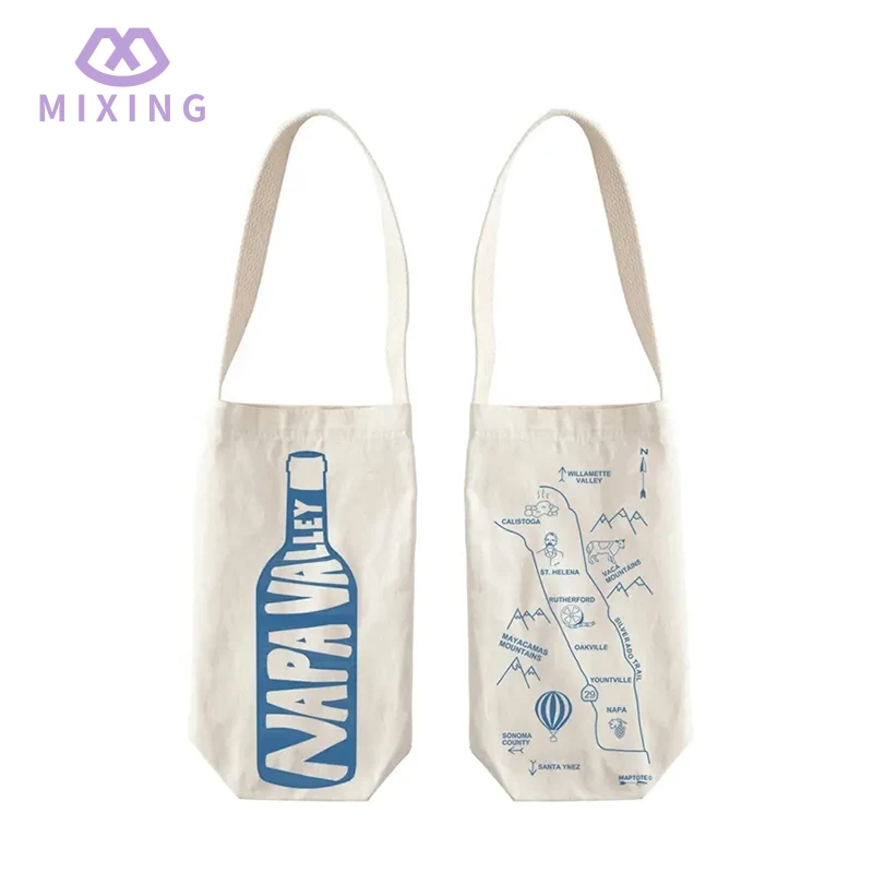 Cotton Single Wine Tote Bag Cotton Single Wine Tote Bag