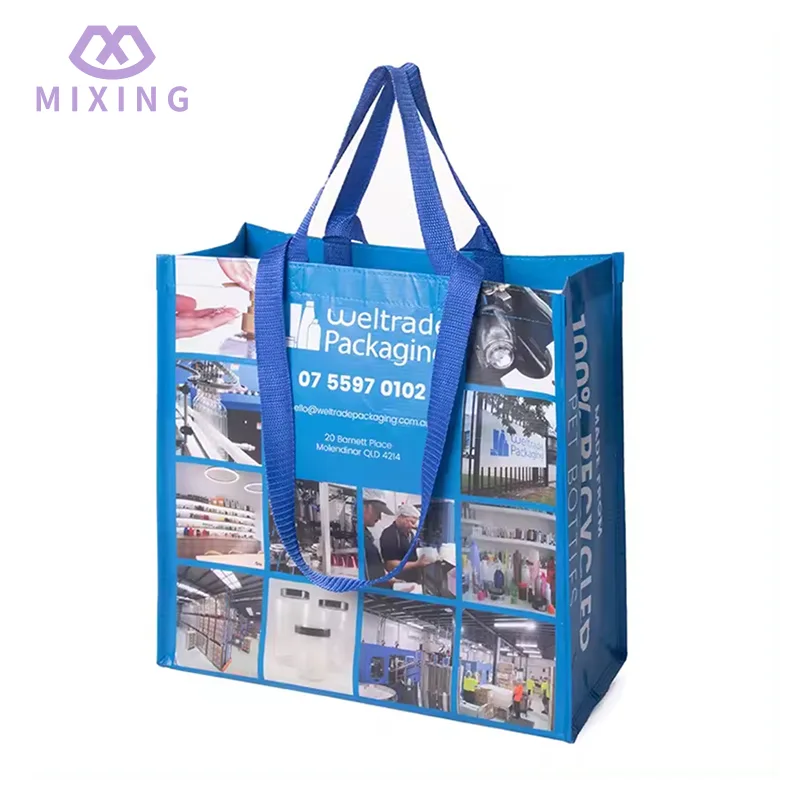 RPET Laminated Tote Bags