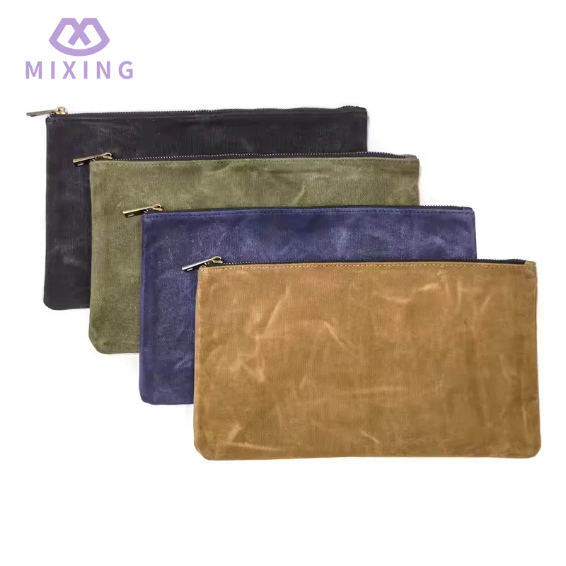 Werkzeugtasche aus gewachstem Canvas